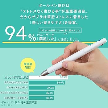 ちゃんさば3点 Amazon | ゼブラ 3色ボールペン ブレン3C 0.5mm 白軸 替芯3本